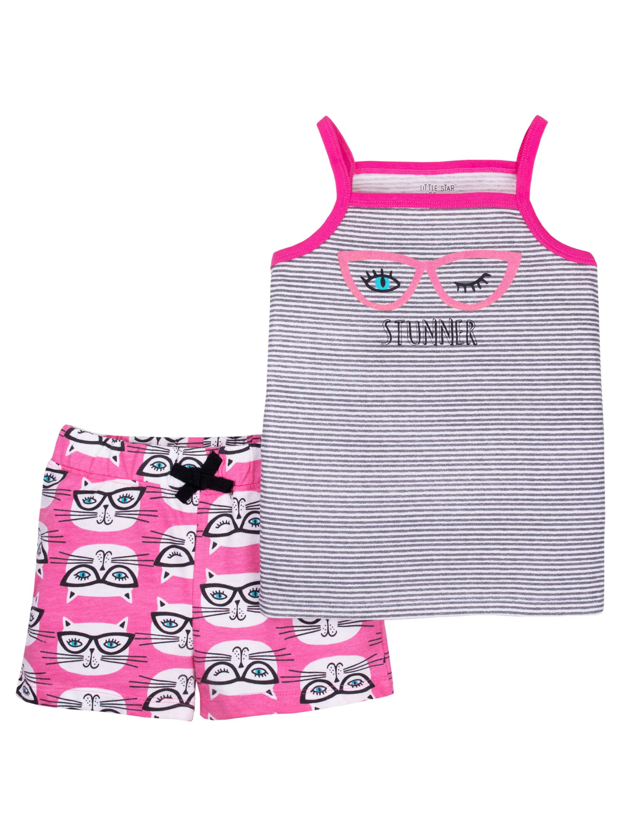 Little Star Toddler Girl Tank Top & Shor