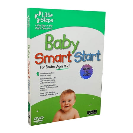 Little Steps Baby Smart Start DVD Video (For Babies Ages 0-2) - Helps Train Tracking, Focusing & Attention Span