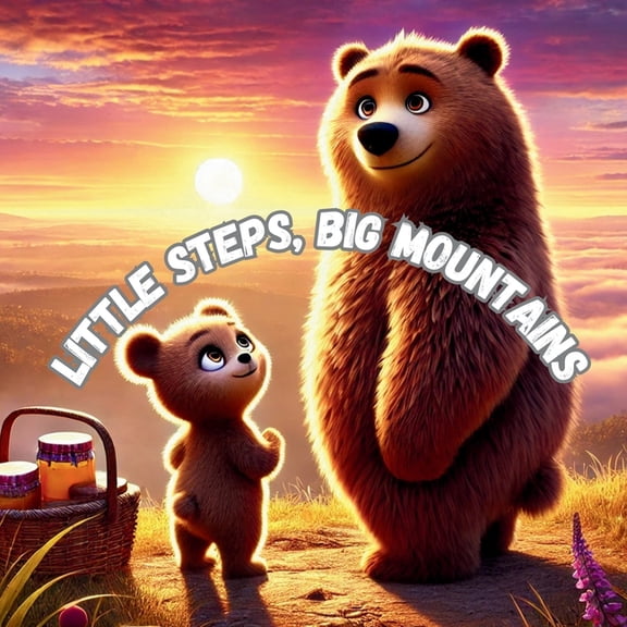 Little Steps, Big Mountains: Lulu's first adventure with Daddy Bear, (Paperback)