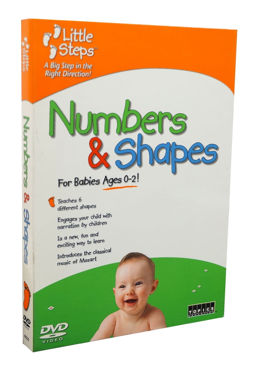 Little Steps Numbers & Shapes DVD for Babies - Teaches