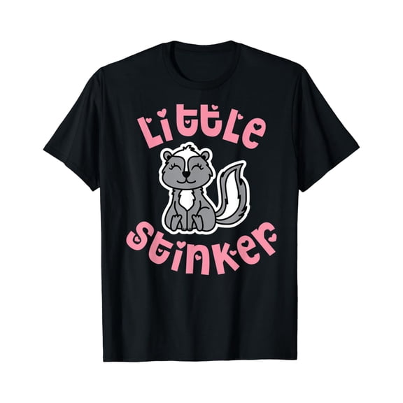 Little Stinker Skunk Love Day Cute Funny T-Shirt BLACK Unisex S-5XL Hot Trending Shirt, Vintage Birthday Gift