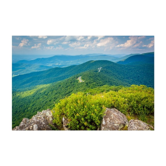Little Stony Man No. 3 - Virginia Photography Mountain Nature Landscape Scenic Forest Travel Poster Summer Unframed Wall Art Print 4 x 6 inches