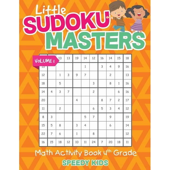 Little Sudoku Masters - Math Activity Book 4th Grade - Volume 1, (Paperback)