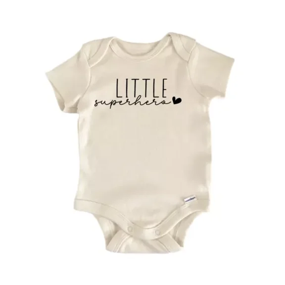 Little Superhero Baby Boy Girl Clothes Infant Bodysuit Cute Newbornrnn Cute Baby Onesie, BABY BODYSUIT LAT 4424