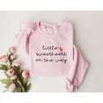 thumbnail image 1 of Little Sweetheart on the Way, Valentines Day Pregnancy Announcement Sweater, Valentine Pregnancy Sweatshirt, Valentines Baby Announcement SWEATSHIRT All Size S-5XL, 1 of 5