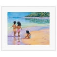 thumbnail image 1 of Little Sweethearts (Nā Ipo Liʻi) - Hawaiian Children - From an Original Watercolor Painting by Janet Stewart - Fine Art Rolled Canvas Print 11in x 14in, 1 of 4