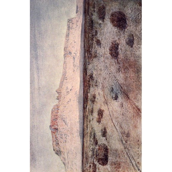 Little Tales of the Desert 1913 Twilight on the desert Canvas Art - Hernando G Villa (24 x 36)