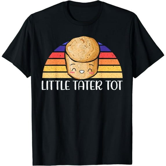Little Tater Tot Potato Eater Vegan Spud Life Vegetarian T-Shirt