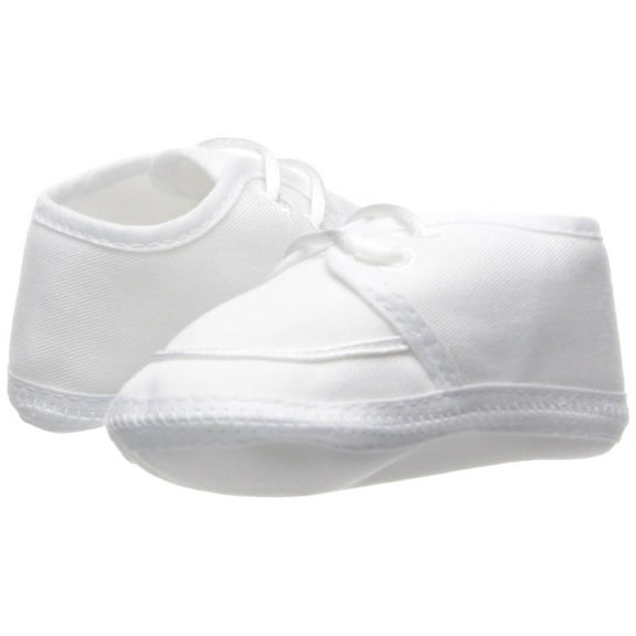 Little Things Mean A Lot 5GBBAS00 Boys Gabardine Lace-up Shoe - Size 0 - Fits Newborn