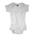 thumbnail image 1 of Little Things Mean A Lot Cotton Knit Christening Baby Onesie Bodysuit (Baby), 1 of 2