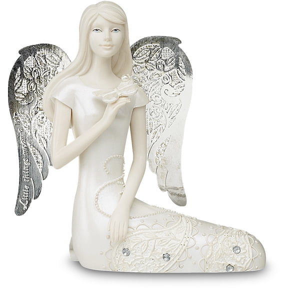 Little Things Mean A Lot - Monthly Birthstone Angel Figurine Birthday Gift