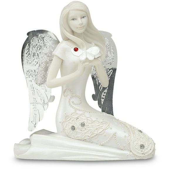 Little Things Mean A Lot - Monthly Birthstone Angel Figurine Birthday Gift