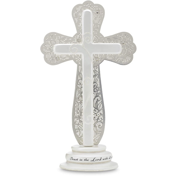Little Things Mean A Lot Trust in the Lord Self Standing Cross, 7-1/2-Inch