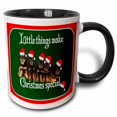 thumbnail image 1 of 3drose, Little Things - Rottweiler, Rottweilers, Rottie, Rottie Owner, Rottweiler Puppy, Rottweiler Puppies, 11oz Two-tone Black Mug, 1 of 6