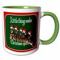 thumbnail image 1 of 3drose, Little Things - Rottweiler, Rottweilers, Rottie, Rottie Owner, Rottweiler Puppy, Rottweiler Puppies, 11oz Two-tone Green Mug, 1 of 6