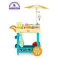 thumbnail image 1 of Little Tikes 2-in-1 Lemonade & Ice Cream Toy Cart with 25 Pieces and Chalkboard, Pretend Play Kitchen Toys Playset, Multi-Color for Kids Girls Boys Ages 2+, 1 of 8