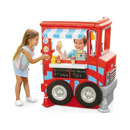 Little Tikes 2-in-1 Pretend Play Food Truck Kitchen - Refreshed