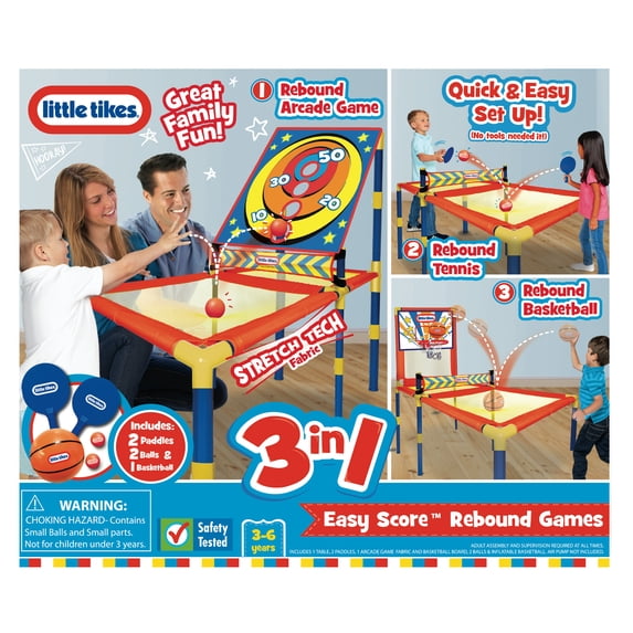 Little Tikes 3-in-1 Easy Score Rebound Games