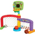 thumbnail interactive-video image 1 of Little Tikes 3 in 1 Sports Zone - Basketball, Soccer Bowling for Toddlers, 1 of 11