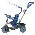 thumbnail image 1 of Little Tikes 4-in-1 Basic Edition Trike in Blue, Convertible Tricycle for Toddlers Tricycle with 4 Stages of Growth and Shade Canopy- For Kids Kids Boys Girls Ages 9 Months to 3 Years Old, 1 of 8