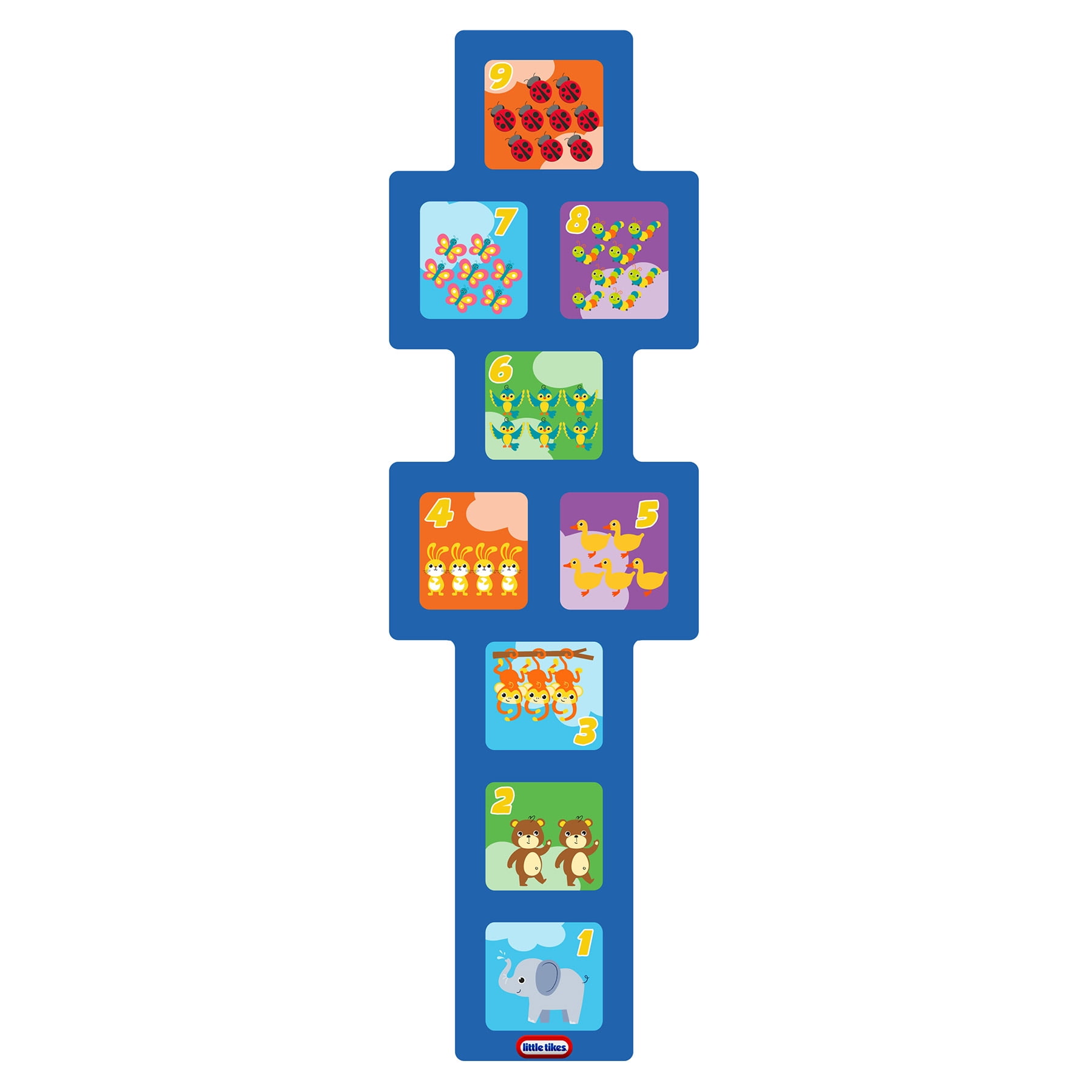 Little Tikes Animal Friends Hopscotch Sprinkler, 6 ft splash pad