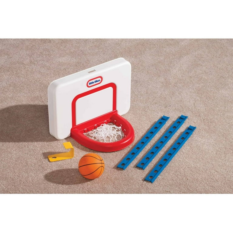 Little Tikes Attach n Play Toy Basketball Hoop with Ball for Over the Door Indoor Outdoor Backyard Toy Sports Play Set Multicolor For Kids Girls Boys Ages 2 3 4 Year old Walmart