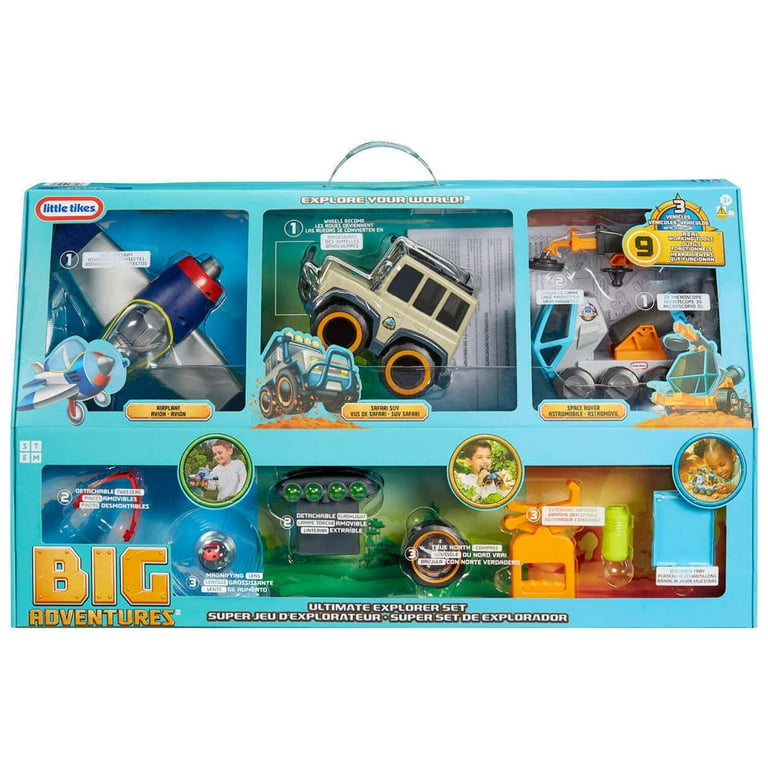 Little Tikes Big Adventures Set Discovery Vehicles 3 pack