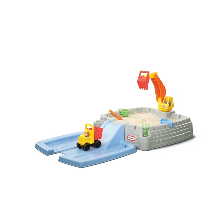 Little Tikes Big Digger Sandbox with Crane, Dump Truck, and Little Tikes Big Digger Sandbox with Crane, Dump Truck, and