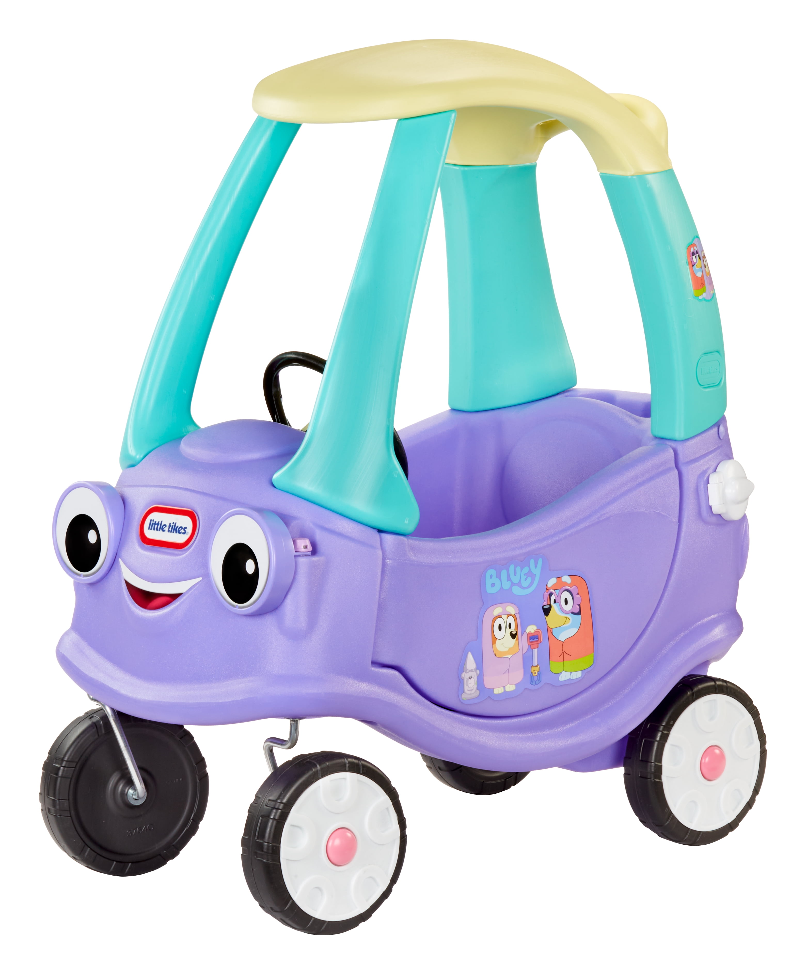 Little Tikes Bluey Grannies Car Coupe with 2 Accessories, Bluey FoottoFloor Rideon, Kids Ages 15  (图1) Little Tikes Bluey Grannies Car Coupe with 2 Accessories, Bluey FoottoFloor Rideon, Kids Ages 15  (图1)