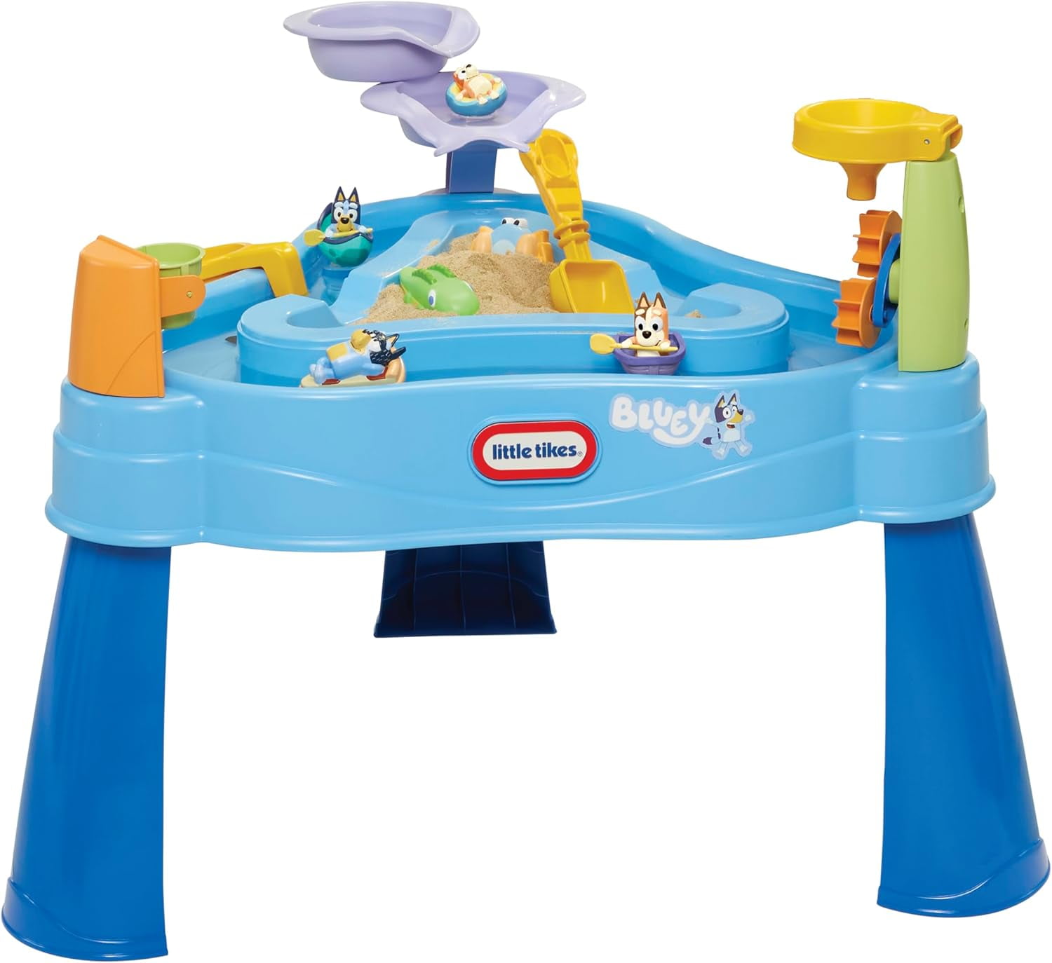 Little Tikes Bluey Water Table with 6 Accessories, Bluey Active Play, for Boys and Girls Ages 1-6