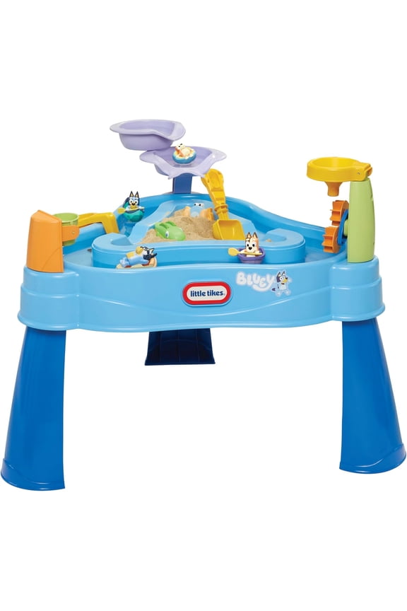 Bluey Water Table with 6 Accessories, Bluey Active Play, for Boys and Girls Ages 1-6