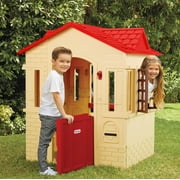 Little Tikes Cape Cottage Playhouse with Working Door, Windows, and Shutters - Tan