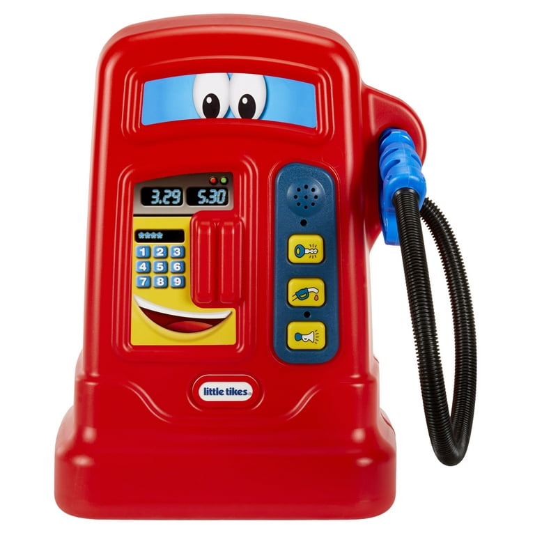 Little Tikes Cozy Pumper Toy Gas Station, Red, with Nozzle and