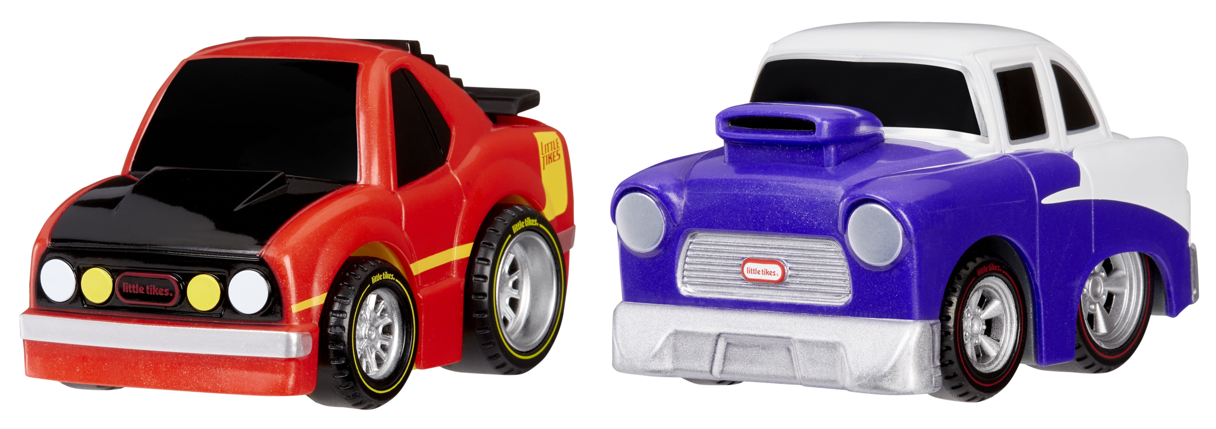 Little Tikes Crazy Fast Cars 2Pack Muscle Movers, Pullback Vehicles