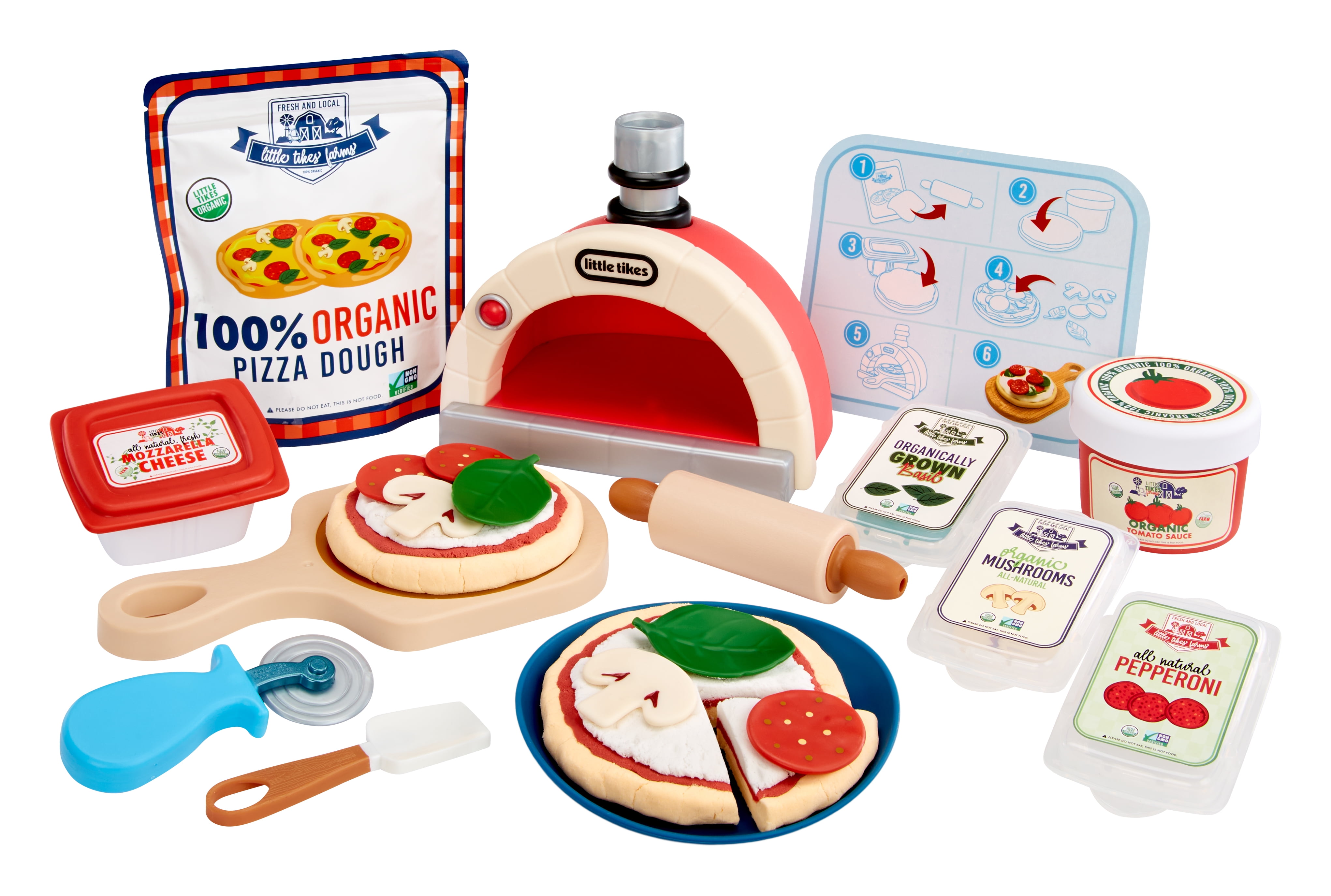 Little Tikes Creative Chefs Pizza Kit with Special Make-It Mix Play - Little Tikes Creative Chefs Baker's Kit