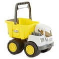 thumbnail image 1 of Little Tikes Dirt Diggers 2-in-1 Dump Truck, Toy Play Vehicle with Removable Bucket, Indoor Outdoor Pretend Play, Yellow - For Kids & Toddlers, Boys & Girls Ages 2 3 4+ Year Old, 1 of 7