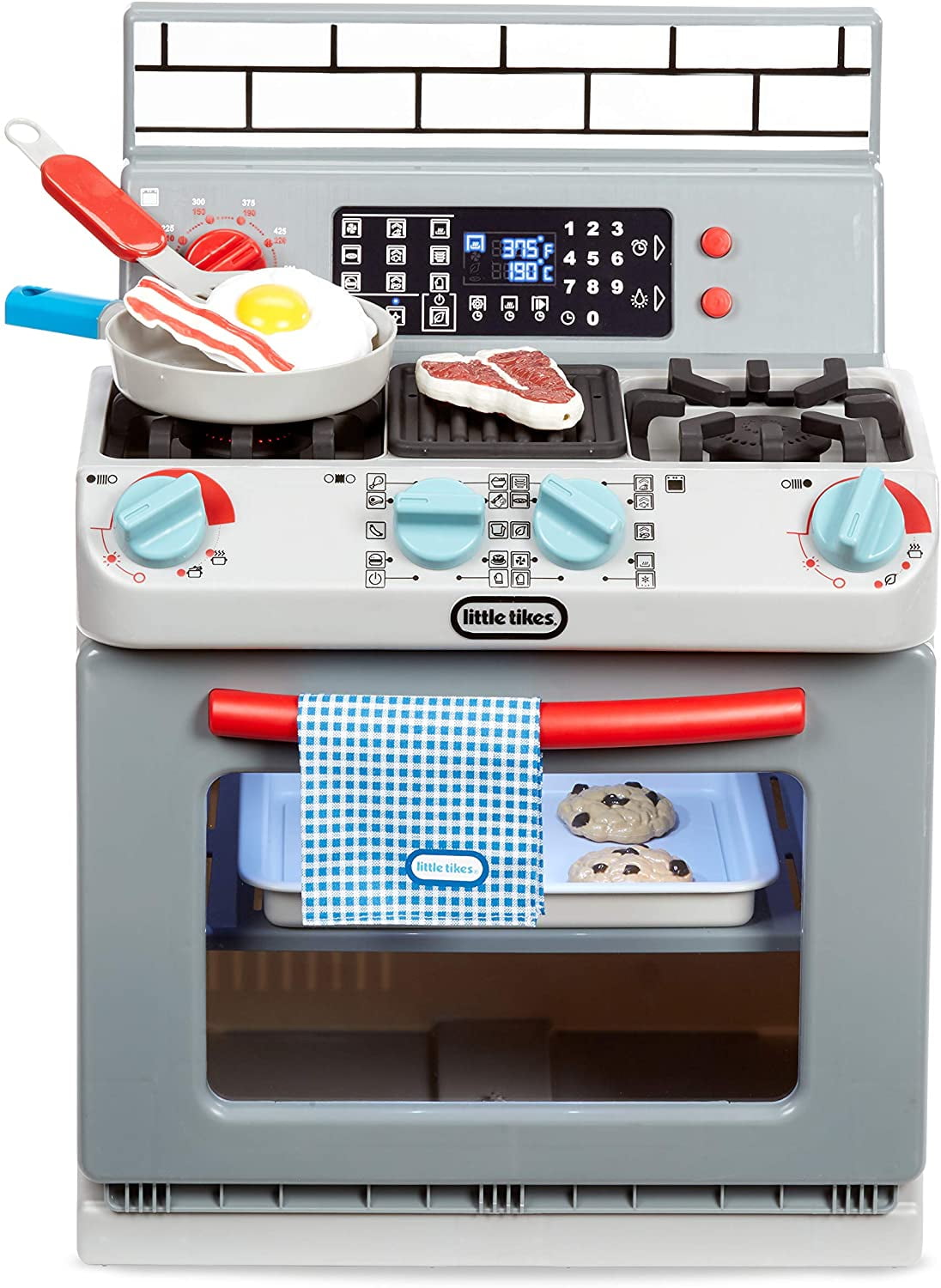 Little Tikes Retro ‘50s Inspired Oven Realistic Pretend Play Kitchen Appliance