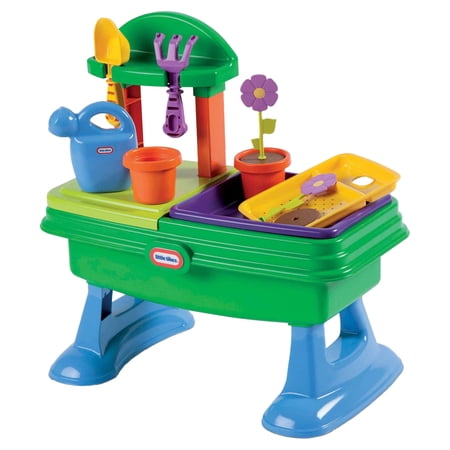 Little Tikes Flower Garden Table Pretend Plastic Play Set