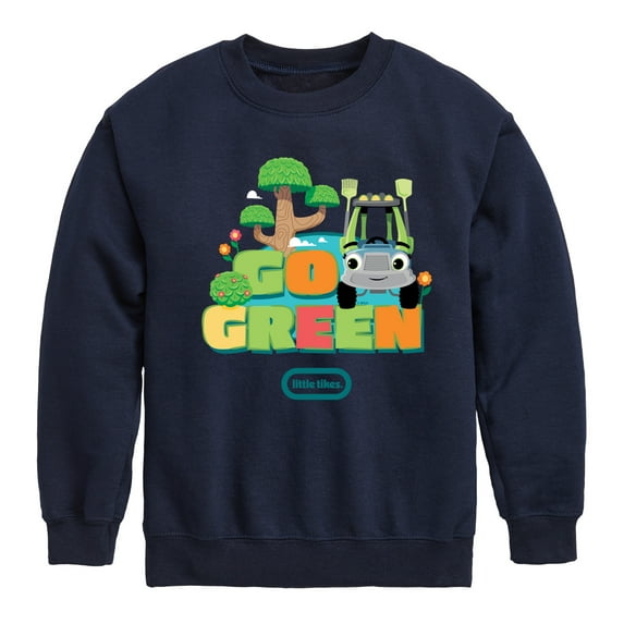 Little Tikes - Go Green - Save the Trees - Toddler & Youth Crewneck Fleece Sweatshirt