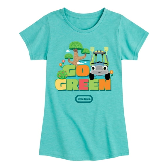 Little Tikes - Go Green - Save the Trees - Toddler & Youth Girls Short Sleeve Graphic T-Shirt