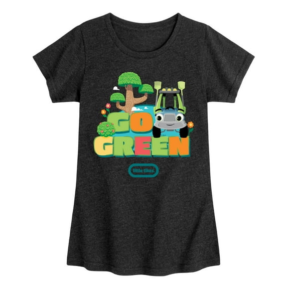 Little Tikes - Go Green - Save the Trees - Toddler & Youth Girls Short Sleeve Graphic T-Shirt