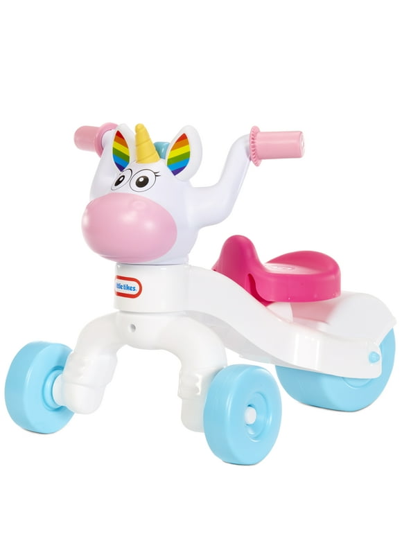 Little Tikes® Go & Grow™ Unicorn Indoor Outdoor Multicolor Ride-On Scoot Helps Develop Motor Skills for Preschool Kids Toddlers Children Boys Girls Age 1-3 Years