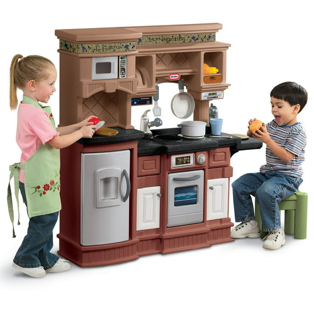 Little Tikes Gourmet Prep 'n Serve Kids Pretend Play Working Toy Cooking Kitchen