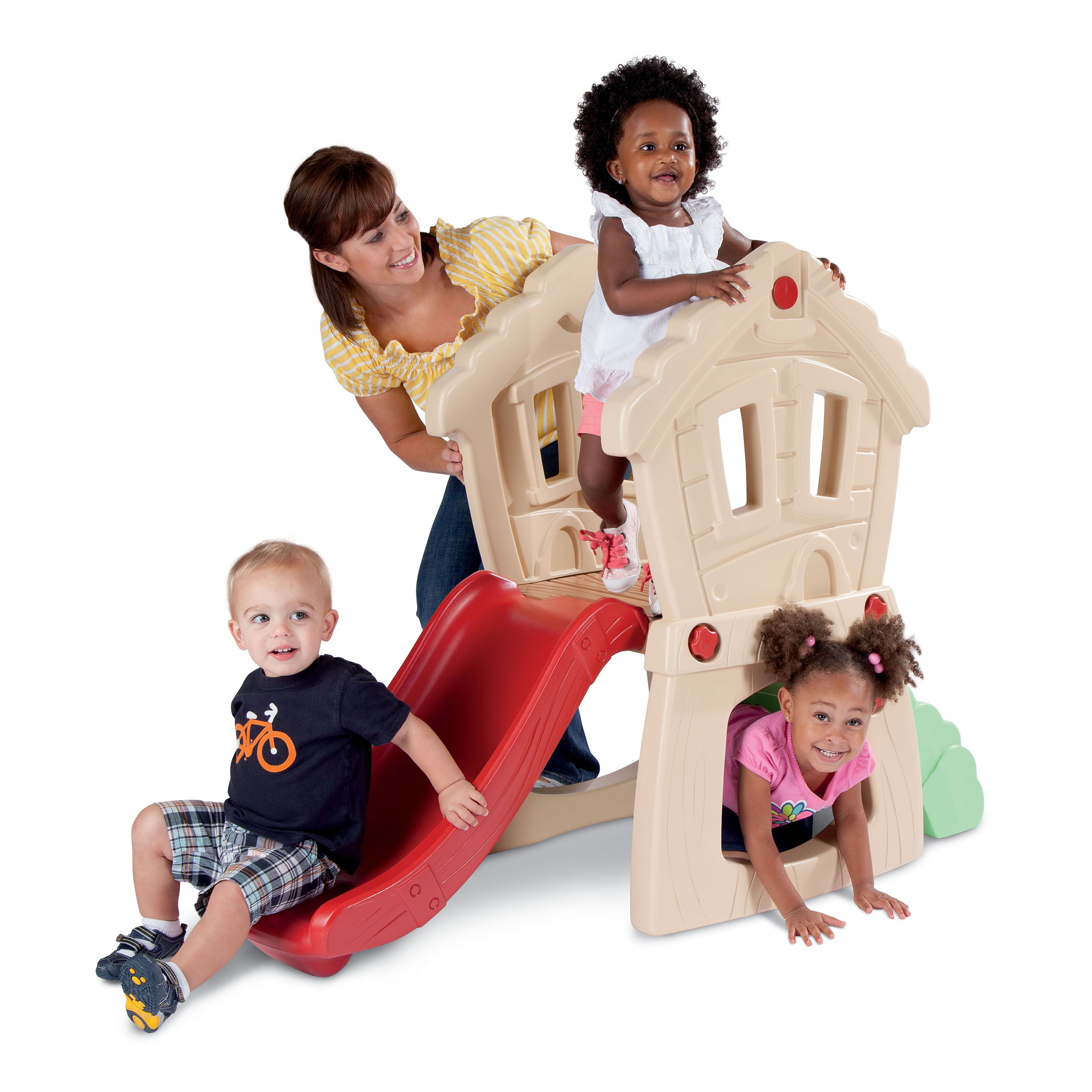 Little Tikes Hide & Seek Climber, Indoor Outdoor Slide and Climbing Playset for Kids Ages 2-5 - image 1 of 6
