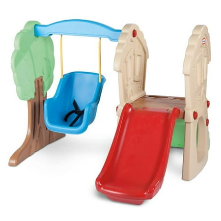 Little Tikes Hide and Seek Climber and Swing - Kids Slide Backyard Play Set