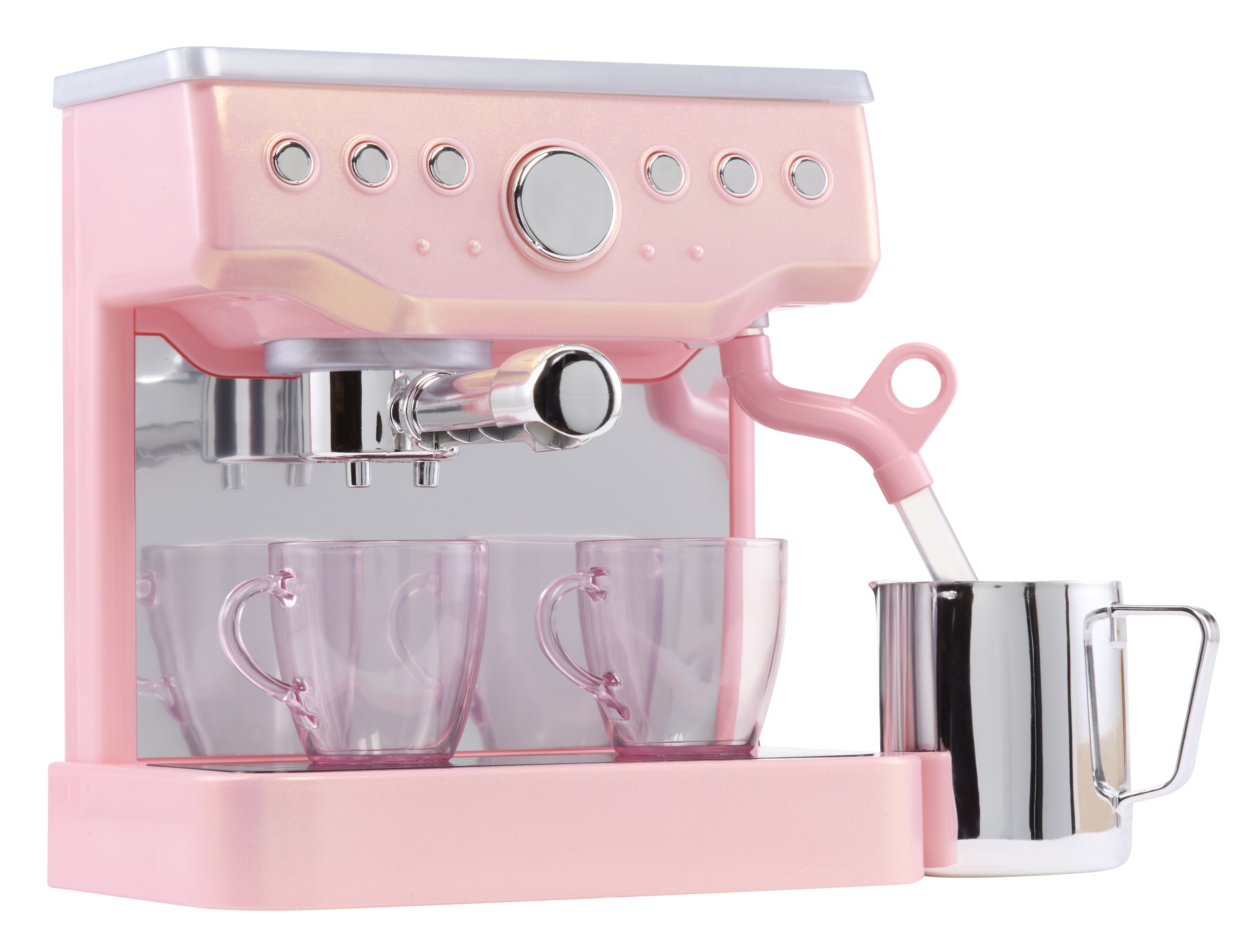Little Tikes Home Espresso Machine, Imaginative Pretend Play Kitchen, Pink, Ages 3+