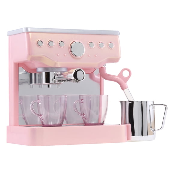 Little Tikes Home Espresso Machine, Imaginative Pretend Play Kitchen, Pink, Ages 3+