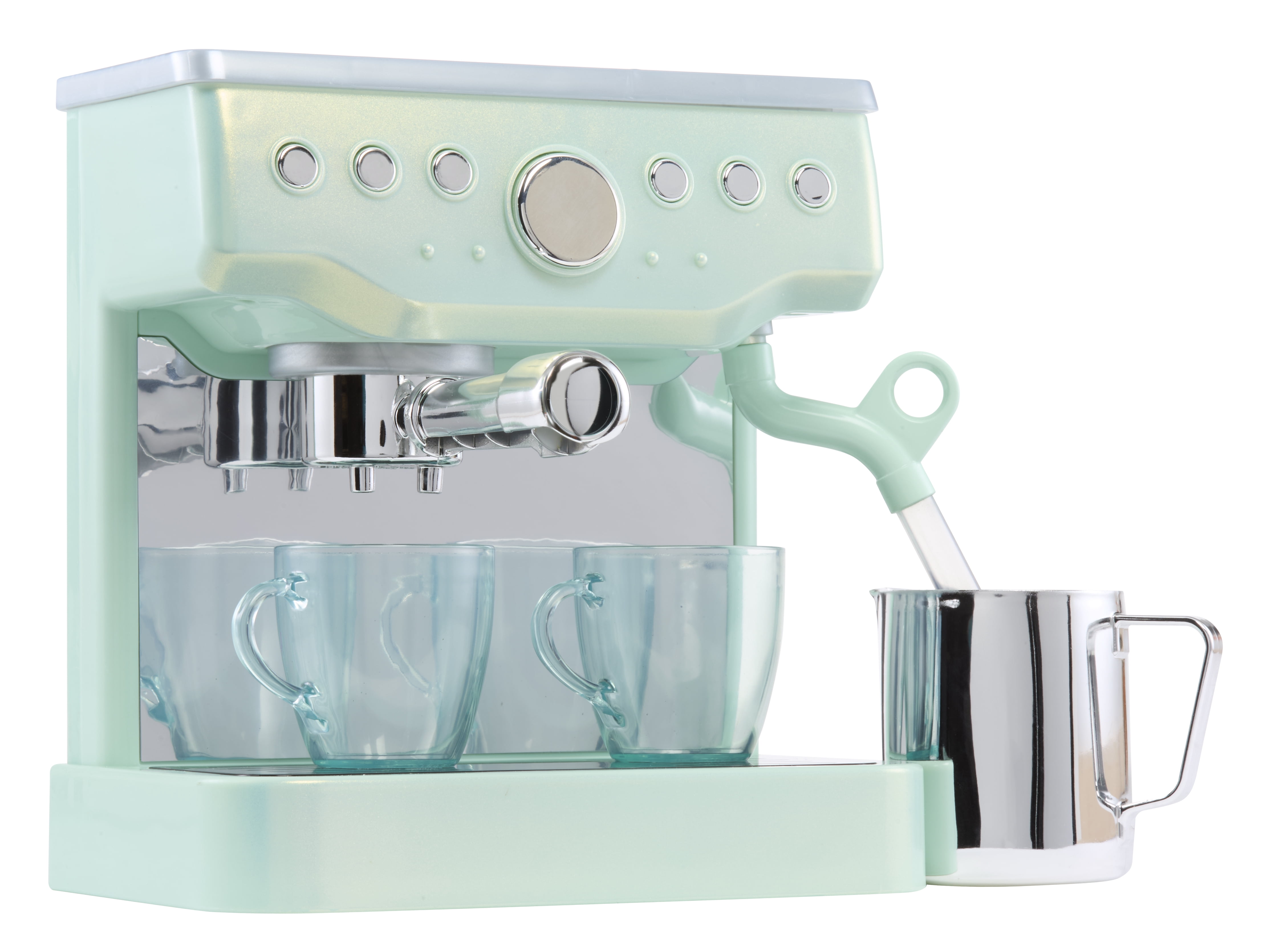 Little Tikes Sweet Spaces Home Espresso Machine, Pretend Play Kitchen, Sea Foam, Ages 3+