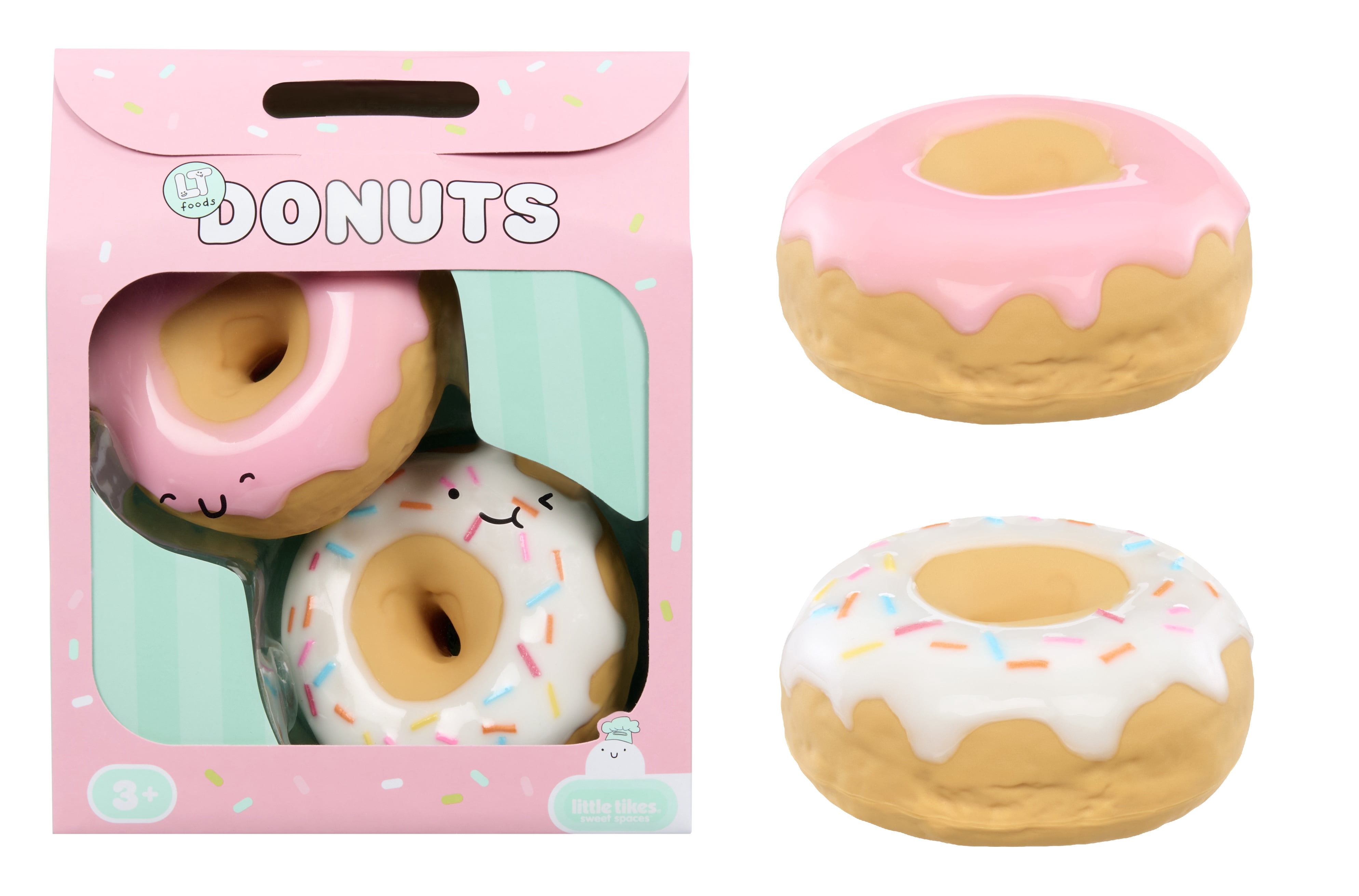 Little Tikes Sweet Spaces Playful Plates – Donuts, Play Kitchen Food, Ages 3+