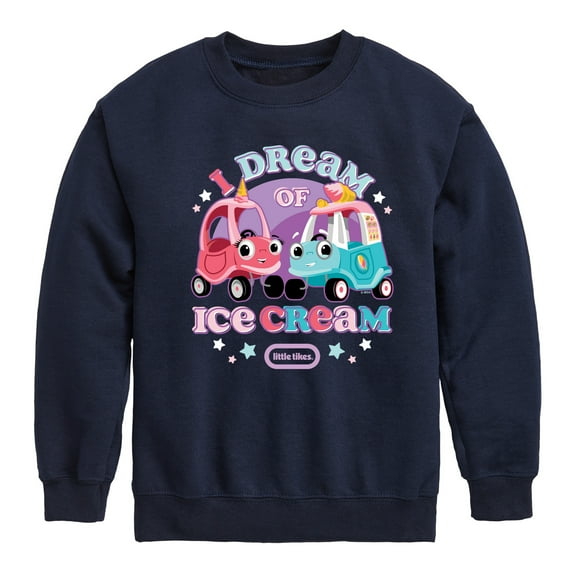 Little Tikes - I Dream of Ice Cream - Toddler & Youth Crewneck Fleece Sweatshirt